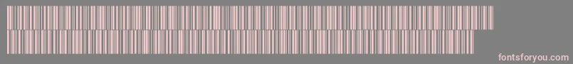 Intp48dltt Font – Pink Fonts on Gray Background