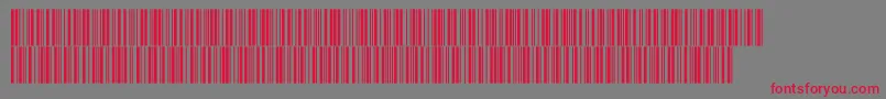 Intp48dltt-fontti – punaiset fontit harmaalla taustalla