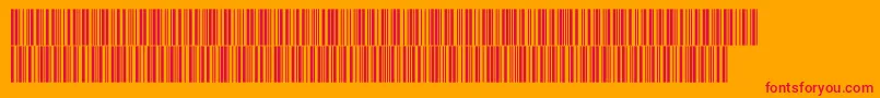 Intp48dltt Font – Red Fonts on Orange Background