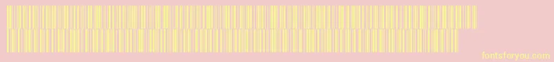 Intp48dltt-Schriftart – Gelbe Schriften auf rosa Hintergrund