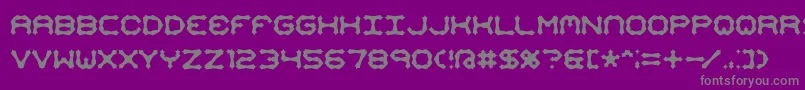fuente Mimaalt2 – Fuentes Grises Sobre Fondo Morado