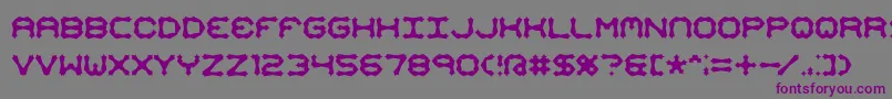 Mimaalt2 Font – Purple Fonts on Gray Background