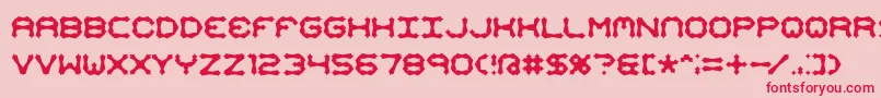 Mimaalt2 Font – Red Fonts on Pink Background