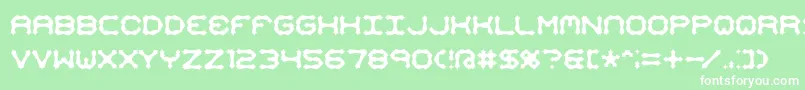 Mimaalt2 Font – White Fonts on Green Background