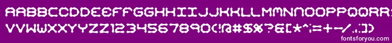 Mimaalt2 Font – White Fonts on Purple Background