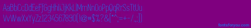 More about Simplifica Font Simplifica Font – Blue Fonts on Purple Background