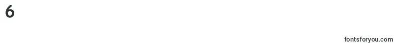 フォントComicSansMsKoi8Bold – フォント数字6