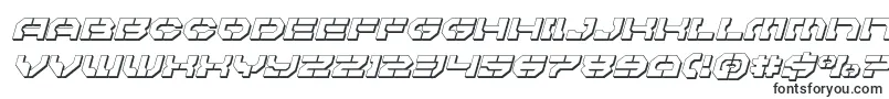 Шрифт Pulsarclass3Dital – формы шрифтов