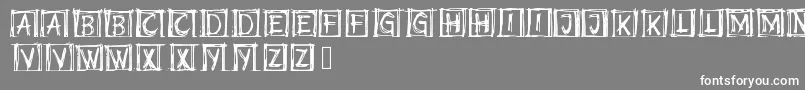 SummrSketch Font – White Fonts on Gray Background