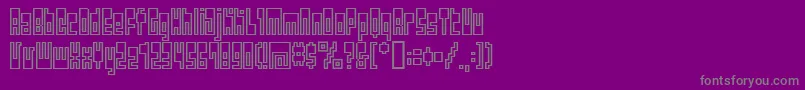 More about Bmutopia Font Bmutopia Font – Gray Fonts on Purple Background