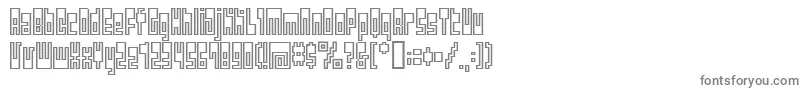 Bmutopia Font – Gray Fonts on White Background