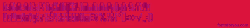 fuente Bmutopia – Fuentes Moradas Sobre Fondo Rojo
