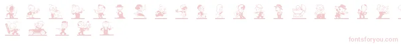 Kartoonkutz2 Font – Pink Fonts on White Background