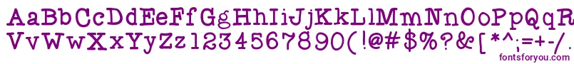 More about Flocked3 Font Flocked3 Font – Purple Fonts on White Background