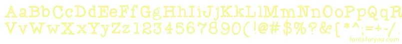 Flocked3 Font – Yellow Fonts