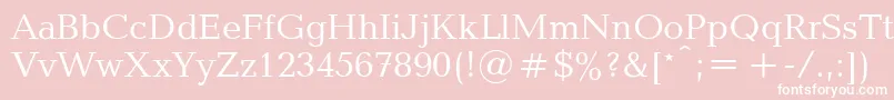 UkBaltica Font – White Fonts on Pink Background