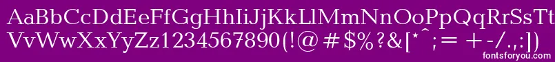 UkBaltica Font – White Fonts on Purple Background