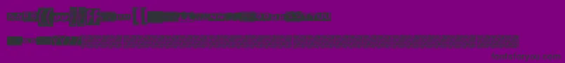 Więcej informacji o czcionce Neontaste Czcionka Neontaste – czarne czcionki na fioletowym tle