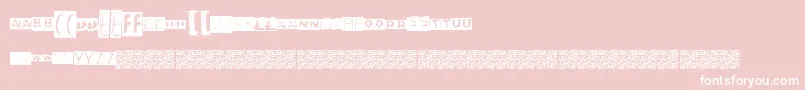 Neontaste Font – White Fonts on Pink Background