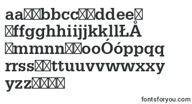 GlyphaltstdBold font – polish Fonts