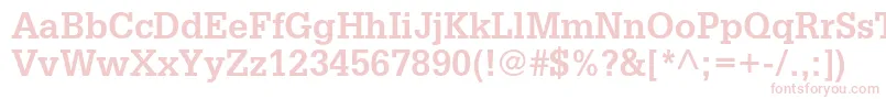 GlyphaltstdBold Font – Pink Fonts on White Background