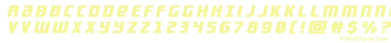 フォントLightsidertitle – 黄色のフォント