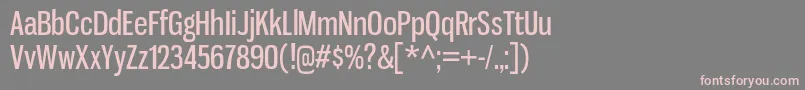 More about GnuolaneRg Font GnuolaneRg Font – Pink Fonts on Gray Background
