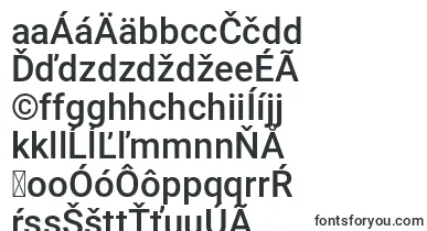 Nyetcond font – slovak Fonts