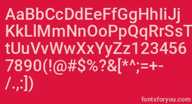 Nyetcond font – Pink Fonts On Red Background