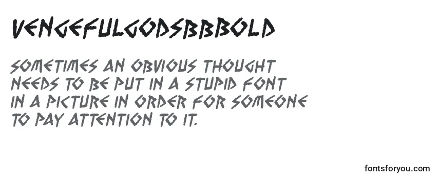 Шрифт VengefulgodsbbBold (95796)