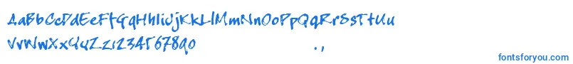 Cjoetrial Font – Blue Fonts