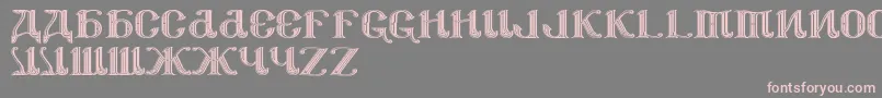 Csar2parade Font – Pink Fonts on Gray Background