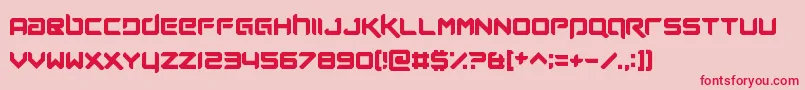 FutureNow Font – Red Fonts on Pink Background