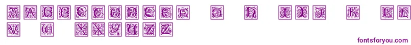 Petitfleurnormal Font – Purple Fonts on White Background