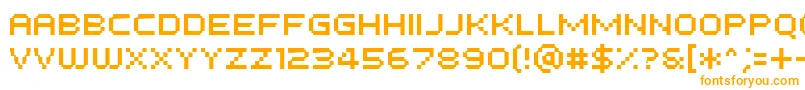Подробнее о шрифте PfTempestaFive Шрифт PfTempestaFive – оранжевые шрифты на белом фоне