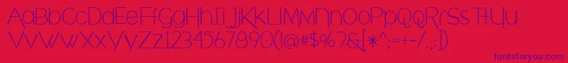 CafРІBrewery2.0 Font – Purple Fonts on Red Background