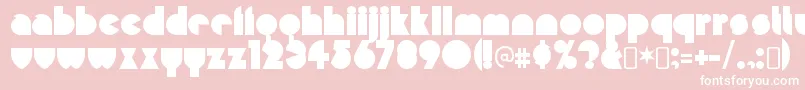 MisirlouRegular Font – White Fonts on Pink Background