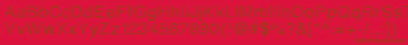 Mbhatch Font – Brown Fonts on Red Background