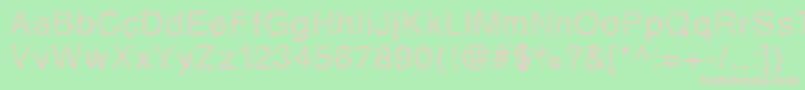 Mbhatch Font – Pink Fonts on Green Background