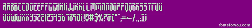 Fedyralv2 Font – Green Fonts on Purple Background