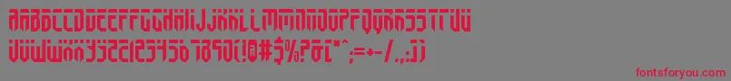 Fedyralv2 Font – Red Fonts on Gray Background