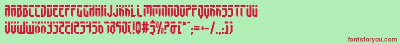 Fedyralv2 Font – Red Fonts on Green Background