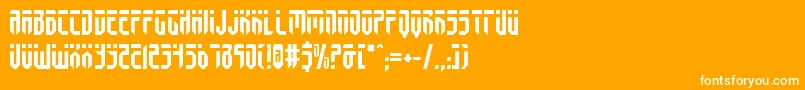 Fedyralv2 Font – White Fonts on Orange Background