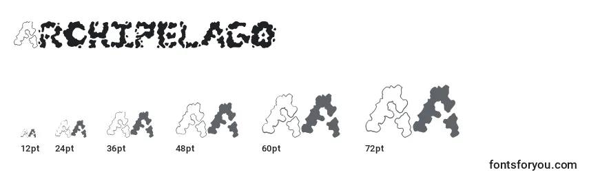 Archipelago Font Sizes