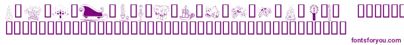 KrChristmasJewels20054 Font – Purple Fonts