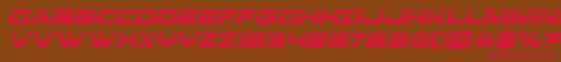 Beamweaponlaserital Font – Red Fonts on Brown Background
