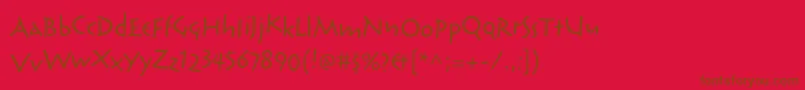 Lisätietoja ReliqstdExtraactive-fontista ReliqstdExtraactive-fontti – ruskeat fontit punaisella taustalla