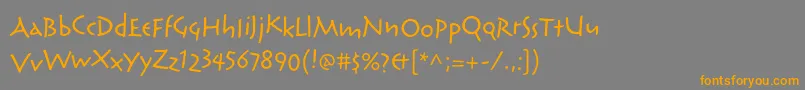 Подробнее о шрифте ReliqstdExtraactive Шрифт ReliqstdExtraactive – оранжевые шрифты на сером фоне