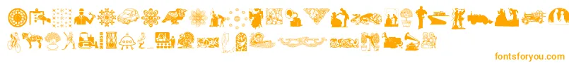 RandomDingbats Font – Orange Fonts
