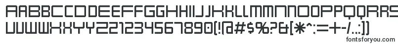 Karnivol-fontti – Fontit KOMPAS-3D:lle